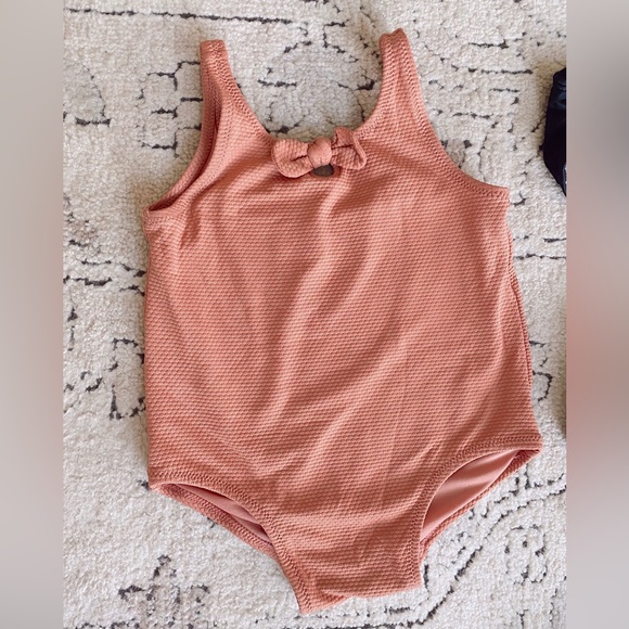 H&M toddler girls one piece bow swimsuit 12-18m - Picture 1 of 1